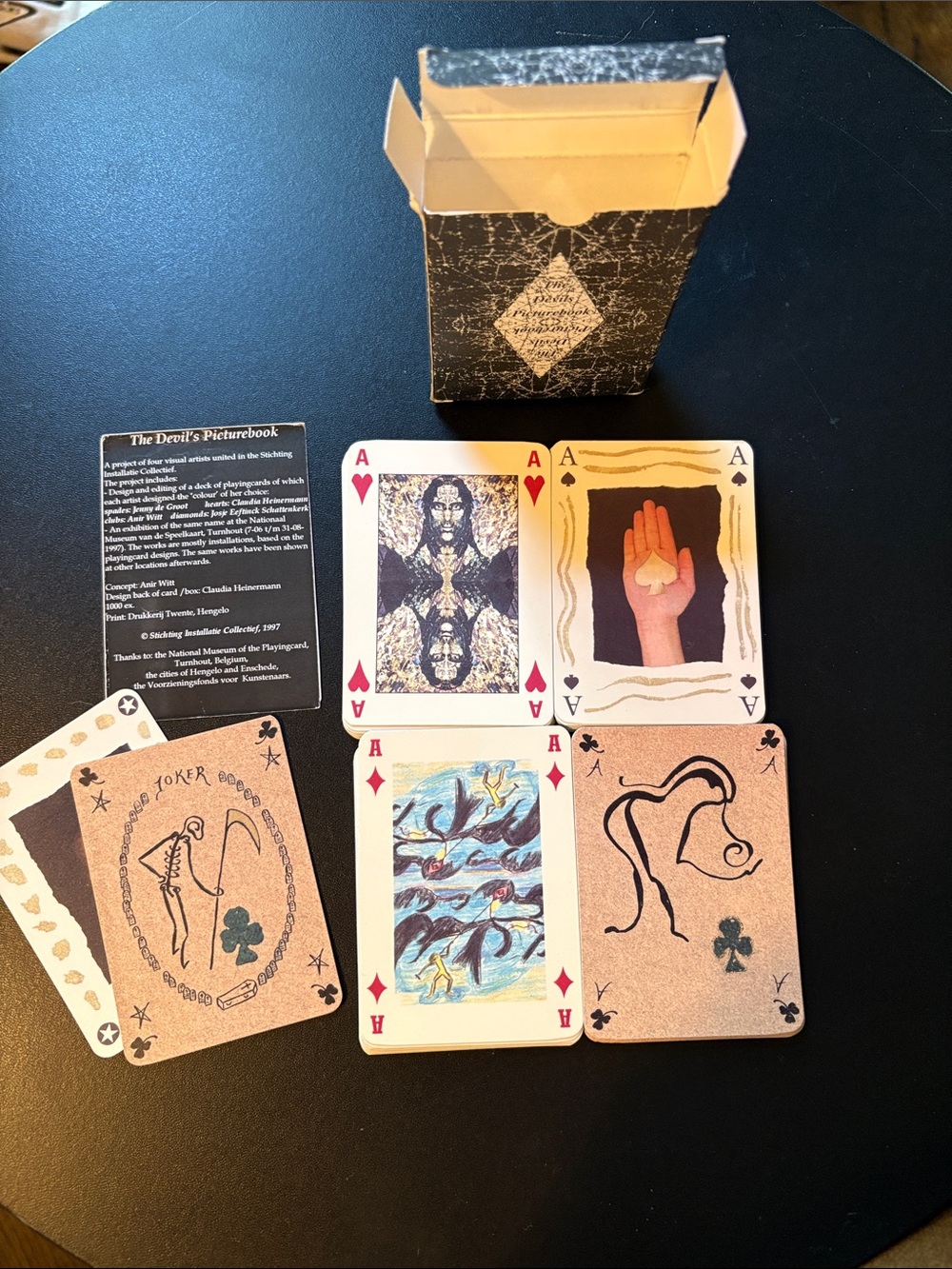 1997 Artistic Devil's Picturebook Playing Cards Limited Edt
